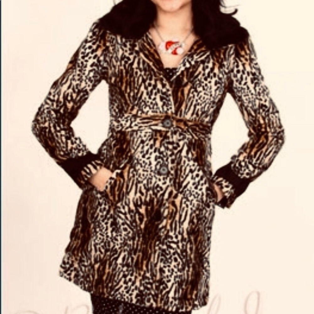 Rock Steady Faux Fur Peacoat